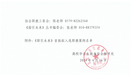 关于公布《职引未来》首批拟入选职教案例的通知_01 关于公布《职引未来》首批拟入选职教案例的通知_01